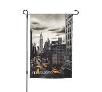 Drapeau de jardin « Love From New York » double face - 30,5 x 45,7 cm - Bannière saisonnière d'extérieur pour printemps, été, pelouse, porche, décoration d'intérieur, petit drapeau de jardin