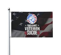 Drapeau De Jardin Lutte contre le suicide des vétérans Bannière