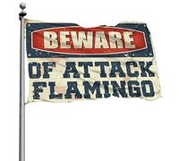 Drapeau de jardin « Man Cave Rules Beware Of Attack » - Drapeau de jardin cool pour chambre de fille (60 x 90 cm)