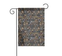 Drapeau de jardin médiéval texturé mural 30 x 45 cm vertical double face ferme vacances décorations extérieures drapeau de cour