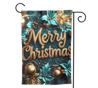 Drapeau de jardin Merry Christmas No.292 - Drapeaux de jardin double face 71,1 x 101,6 cm, petits drapeaux de jardin pour extérieur, décoration d'intérieur et d'extérieur