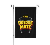 Drapeau de jardin « Métier de dragueur » (12 x 18 pouces), double face, pour cour