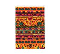 Drapeau de jardin mexicain de style folklorique bohème - 61 x 91 cm - Double face - Ne se décolore pas - Pour maison, cour, porche, pelouse, décoration extérieure