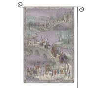 Drapeau de jardin miniature persan pour l'extérieur