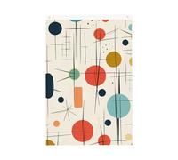 Drapeau de jardin moderne du milieu du siècle 61 x 91 cm - Ne se décolore pas - Double face - Bannière d'extérieur pour cour, porche, pelouse