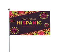 Drapeau De Jardin Mois national du patrimoine hispanique Bannière