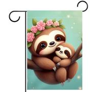 Drapeau de jardin « Mom and Baby » - 71,1 x 101,6 cm - Double face - Décoration de cour pour extérieur, maison, extérieur, terrasse, pelouse