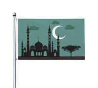 Drapeau De Jardin Moon Pride Flag Amusante Drapeaus Décoratif Antifouling Drapeau De Bienvenue Pour Cour Pelouse Pavillon 152X90CM