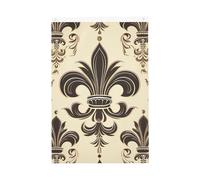Drapeau de jardin motif chevalier fleur de lys et armoiries - 61 x 91 cm - Ne se décolore pas - Double face - Bannière d'extérieur pour cour, porche, pelouse