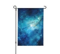 Drapeau de jardin nébuleuse de l'univers galaxie - 70 x 102 cm - Double face - En polyester résistant aux intempéries - Pour pelouse, terrasse, balcon, arrière-cour, décoration d'intérieur