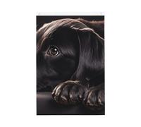 Drapeau de jardin noir labrador chiot bienvenue 61 x 91 cm ne se décolore pas double face pour maison, cour, porche, pelouse