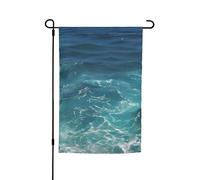 Drapeau de jardin océan profond 30,5 x 45,7 cm. Décoration extérieure lumineuse double face apporte un peu de plaisir à votre jardin.