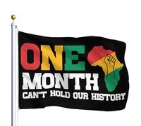 Drapeau De Jardin One Month Can'T Hold Our History Drapeau De Bienvenue Premium Garden Flag Couleur Vive Drapeaus Décoratif Pour Patio Pavillon Cour 152X90CM