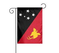 Drapeau de jardin Papouasie-Nouvelle-Guinée 30 x 45 cm Vertical double face Ferme Vacances