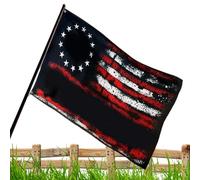 Drapeau de jardin patriotique, bannière We The People, 90 x 150 cm avec matériau robuste, drapeau de la Constitution américaine, décoration extérieure avec couleurs vives, affichage extérieur pour