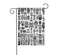 Drapeau de jardin personnalisable - Design personnalisé unique pour la décoration extérieure, cadeaux de jardinage parfaits, décorations de Noël et d'hiver, matériau polyester durable, symbole de