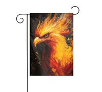 Drapeau de jardin Phoenix 30 x 45 cm vertical double face ferme vacances décorations extérieures drapeau de cour