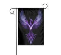 Drapeau de jardin Phoenix Rising 30 x 45 cm vertical double face ferme vacances décorations extérieures drapeau de cour