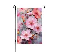 Drapeau de jardin pour l'extérieur - 71,1 x 101,6 cm - Double face - Belle fleur - Drapeaux de jardin saisonniers - Drapeau de Saint-Valentin pour décoration de maison de printemps