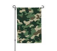 Drapeau de jardin pour l'extérieur - 71,1 x 101,6 cm - Double face - Drapeau de cour saisonnier - Camouflage vert - Pour la Saint-Valentin - Pour décoration de maison de printemps