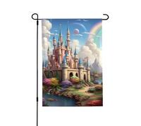 Drapeau de jardin pour l'extérieur - 71,1 x 101,6 cm - Double face - Drapeau de cour saisonnier coloré - Pour la Saint-Valentin - Pour décoration de maison de printemps