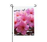 Drapeau de jardin pour l'extérieur - 71,1 x 101,6 cm - Double face - Drapeau de cour saisonnier - Imprimé floral - Pour la Saint-Valentin - Pour décoration de maison de printemps