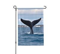 Drapeau de jardin pour l'extérieur - 71,1 x 101,6 cm - Double face - Queue de baleine - Drapeaux de jardin saisonniers - Drapeau de Saint-Valentin pour décoration de maison de printemps