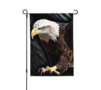 Drapeau de jardin pour l'extérieur - 71,1 x 101,6 cm - Drapeau de cour double face - Un aigle - Drapeaux de jardin saisonniers - Pour la Saint-Valentin - Pour décoration de maison de printemps