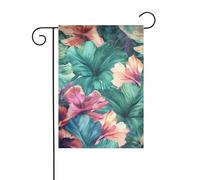 Drapeau de jardin printanier 30,5 x 45,7 cm, bannière extérieure double face, drapeaux de bienvenue saisonniers, drapeaux de cour, décoration extérieure, ferme, drapeaux floraux tropicaux pour