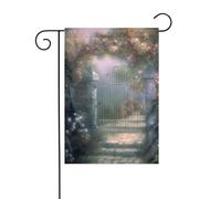 Drapeau de jardin printanier de 30,5 x 45,7 cm, bannière extérieure double face, drapeaux de bienvenue saisonniers, drapeaux de jardin secrets pour terrasse, pelouse et décoration de jardin