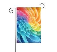 Drapeau de jardin printanier de 30,5 x 45,7 cm, bannière extérieure double face, drapeaux de bienvenue saisonniers, décoration extérieure, ferme, drapeaux dynamiques arc-en-ciel pour terrasse, pelouse