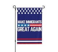 Drapeau de jardin « Rendons leur grandeur aux immigrants » (71 x 102 cm) - Panneau « Nous sommes tous des immi