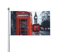 Drapeau de jardin rétro Angleterre Royaume-Uni - 90 x 150 cm - Ne se décolore pas - Double face - Pour maison, cour, porche, pelouse