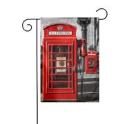 Drapeau de jardin rétro de l'Angleterre Royaume-Uni - 30,5 x 45,7 cm - Double face - Vertical - Ne se décolore pas - Pour maison, cour, décoration extérieure