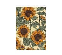 Drapeau de jardin romantique avec tournesols - 6 x 0,9 m - Double face - Ne se décolore pas - Toile de fond pour photo - Bannière pour cour, porche, pelouse, décoration extérieure