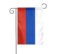 Drapeau de jardin Russie 30 x 45 cm vertical double face ferme vacances