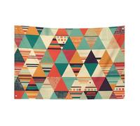 Drapeau de jardin saisonnier - Couleurs vives et rayures - Drapeaux décoratifs pour intérieur et extérieur