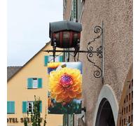 Drapeau de jardin saisonnier double face 12 x 18 po Belle fleur Petit s pour l'extérieur Saisonnier Ferme Floral Décoration extérieure Drapeau de maison de vacances