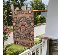 Drapeau de jardin saisonnier double face 28 x 40 po Art orientaliste antique Drapeau de