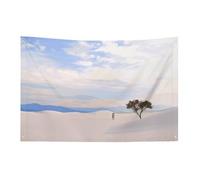 Drapeau de jardin saisonnier - Drapeaux de cour romantiques - Impression paysage de sable - Drapeaux décoratifs pour intérieur et extérieur - Pour fêtes de festival