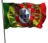 Drapeau de jardin saisonnier du Portugal, drapeau de fête de famille, décorations de 0,9 x 1,5 m pour la maison en plein air