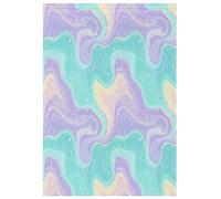 Drapeau de jardin saisonnier en marbre pastel double face pour décoration de cour d'automne patio pelouse 30,5 x 45,7 cm