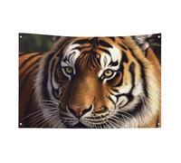 Drapeau de jardin saisonnier - Motif tigre du Bengale - Drapeaux décoratifs pour intérieur et extérieur