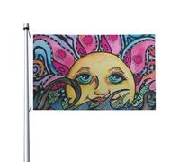 Drapeau De Jardin Sun Comes Up Garden Flag Premium Drapeau De Bienvenue Couleur Vive Pride Flag Pour Patio Pelouse Cour 152X90CM