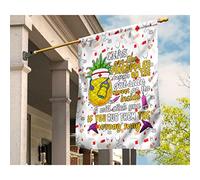 Drapeau De Jardin Supérieure Drapeau De Décoration Drôle Drapeaux De Pirate Les Aides-Soignantes En Stéthoscope Ananas Sont Comme Un Ananas : Dures À L'Extérieur, Douces À L'Intérieur. M