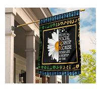 Drapeau De Jardin Supérieure Drapeaux De Pirate Durable Jardin Signe Décoration Pour Pelouse Balcon Extérieure Travailleuse Sociale Daisy Sky Fond D'Écran Nuit Ta Vie Vaut Mon Temps M