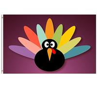 Drapeau De Jardin Thanksgiving Day Bird Feathers Autumn Harvest Garden Flag Premium Drapeau De Bienvenue Couleur Vive Pride Flag Pour Pelouse Cour Pavillon 152X90CM