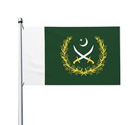 Drapeau De Jardin The Chief Of The Army Staff Pakistan Drapeau De Bienvenue Couleur Vive Garden Flag Antifouling Drapeaus Décoratif Pour Patio Pelouse Pavillon 152X90CM