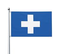 Drapeau De Jardin The Free State Of Ikaria Drapeaus Décoratif Premium Pride Flag Couleur Vive Drapeau De Bienvenue Pour Pelouse Cour Pavillon 152X90CM