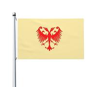 Drapeau De Jardin The Serbian Empire Reconstruction Garden Flag Amusante Drapeaus Décoratif Antifouling Drapeau De Bienvenue Pour Cour Pavillon Pelouse 152X90CM